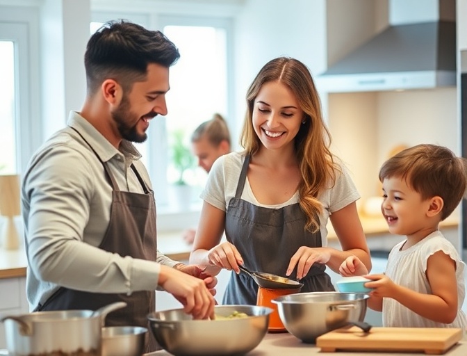 Happy time with family